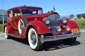 1934 Packard Club Sedan V 12 Sold